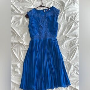 Ted Baker Elegant Blue Sleeveless Dress